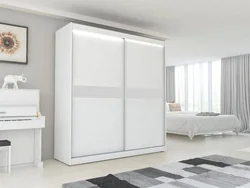 Шкаф белый глянец для спальни фото