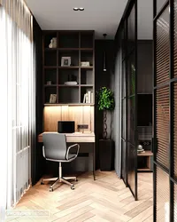 Design of a small office in an apartment