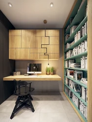 Дизайн маленького кабинета в квартире