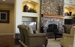 Fireplace In The Living Room Interior