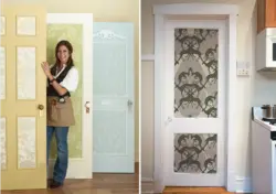 How to decorate doors in an apartment photo