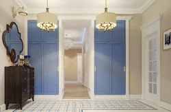 White and blue hallway photo