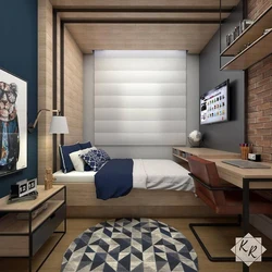 Rectangular bedroom designs for teenagers