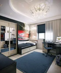 Rectangular bedroom designs for teenagers