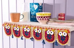 Crochet kitchen interior