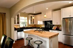 Interior entrance kitchen