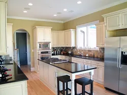 Interior entrance kitchen