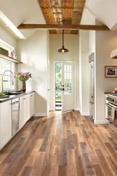 Kitchen Interior Wooden Floor