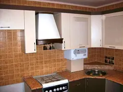 Kitchen design with boiler and gas heater