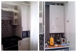 Kitchen Design With Boiler And Gas Heater