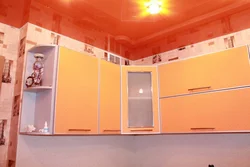 Kitchens with orange ceiling photo