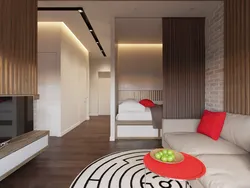 Studio And Bedroom Apartment Design 45 Meters