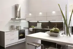 Kitchen design on the wall only hood