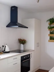 Kitchen design on the wall only hood