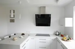 Kitchen design on the wall only hood