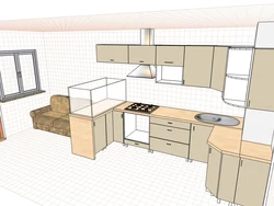 Kitchen design 2 3 by 4
