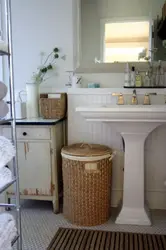 Baskets in the bathroom photo