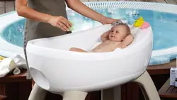 Photo bath for newborns