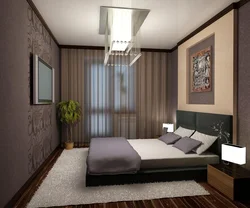 Square bedroom interior design