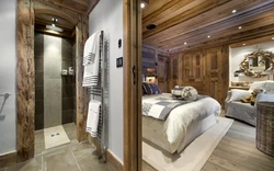 Master bedroom with dressing room and bathroom design