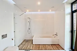 Bath And Shower In One Room Design