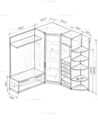 Hallway corner photo drawing