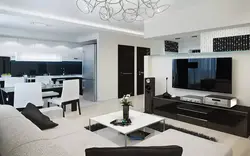 Kitchen in 3 room apartment design