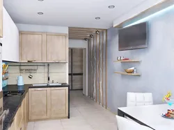 Kitchen in 3 room apartment design