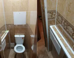 Ремонт ванной и туалета недорого фото