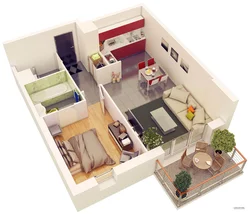 Apartment Layout Photo With Furniture