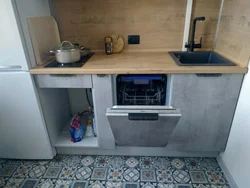 Дызайн Маленькай Кухні З Посудамыйнай Машынай