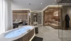 Open bathroom design