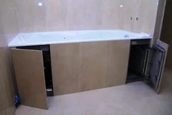 Короб для ванны из панелей фото