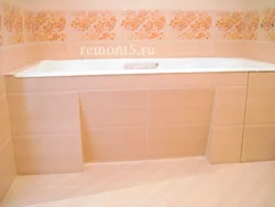 Bathtub Box Made Of Panels Photo