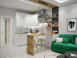 Studio Design 20 Sq M With Kitchen And Bedroom
