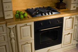 Cooktop And Cabinet Photo In The Kitchen