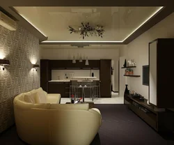 Ceiling design in 1 apartment