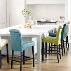 Color of chairs and table in the kitchen photo