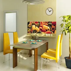 Photo Of A Panel In The Kitchen Near The Dining Table