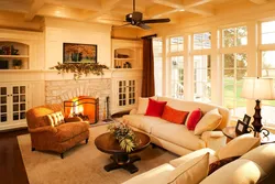 Living Room Interior With Hairdryer