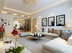 Living Room Interior With Hairdryer