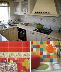 Дизайн старой плитки на кухне