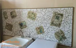 Design Of Old Tiles In The Kitchen