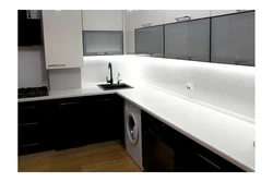 Glossy countertop for the kitchen in the interior