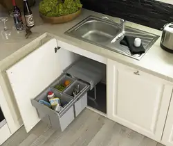 Угловой ящик на кухню дизайн