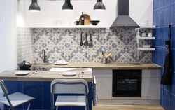 Плитка керамин в интерьере кухни