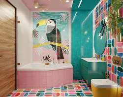 Bathroom Design In Three Colors