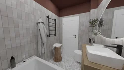 Дизайн ванной справа