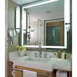 How To Hang A Mirror In The Bathroom Photo