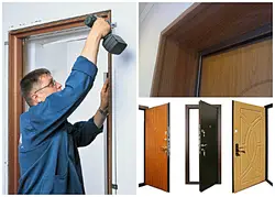 Фото как установить межкомнатные двери в квартире